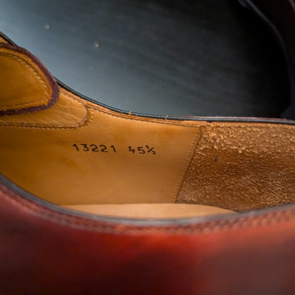 Finsbury Collection Vendome Men's Brown Leather Cap toe Oxfords EU 45.5 US 11.5 - Picture 14 of 14